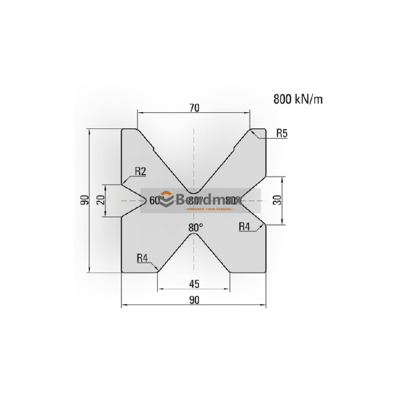 Versatile tooling options for Press Brake dies
