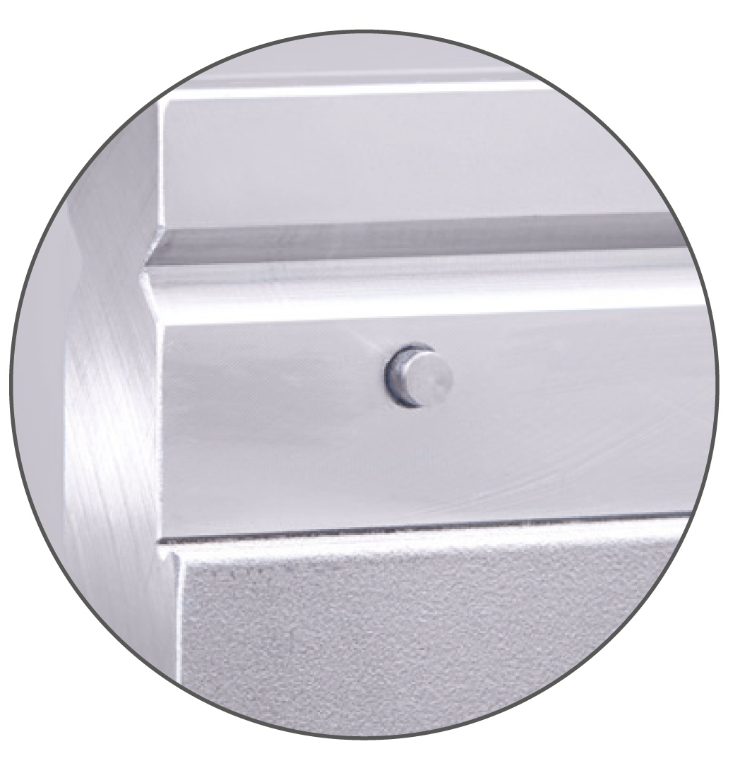 Chart comparing press brake tooling upper die interface categories