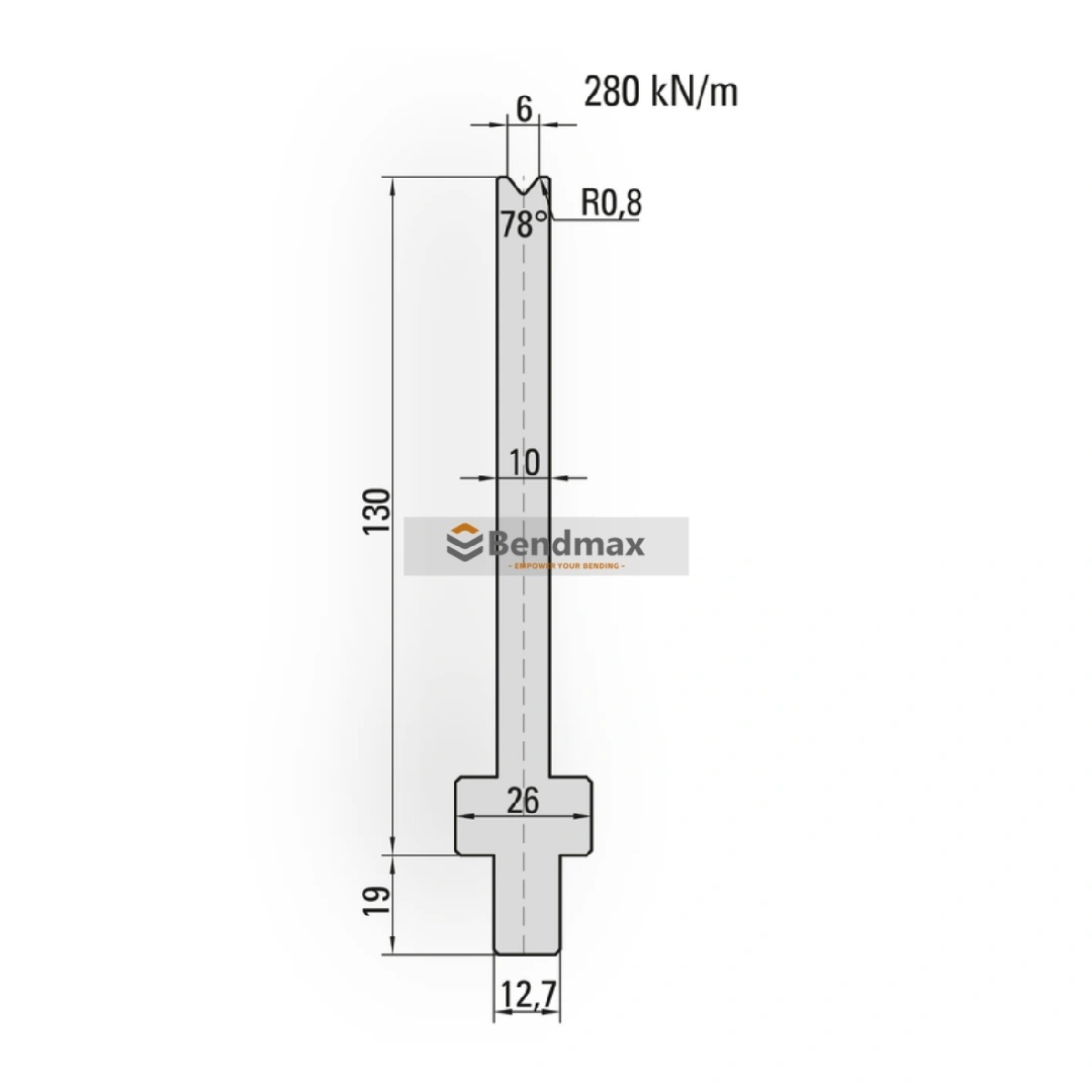 Standard Concentric Four V-Die