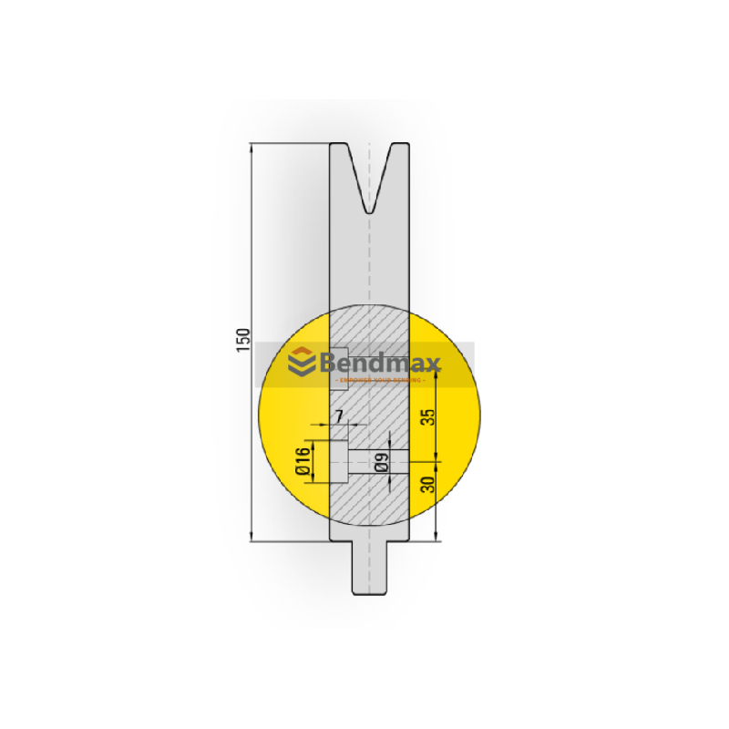 System Trumpf compatible flattening die