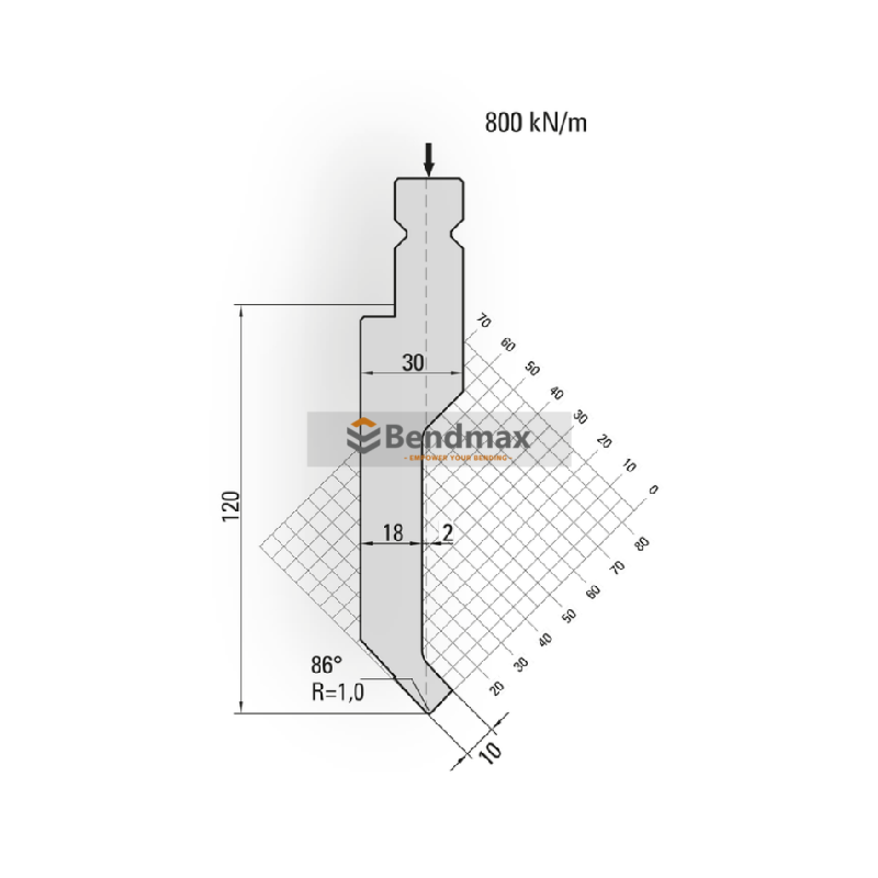 bendmax standard punches/top tools 10