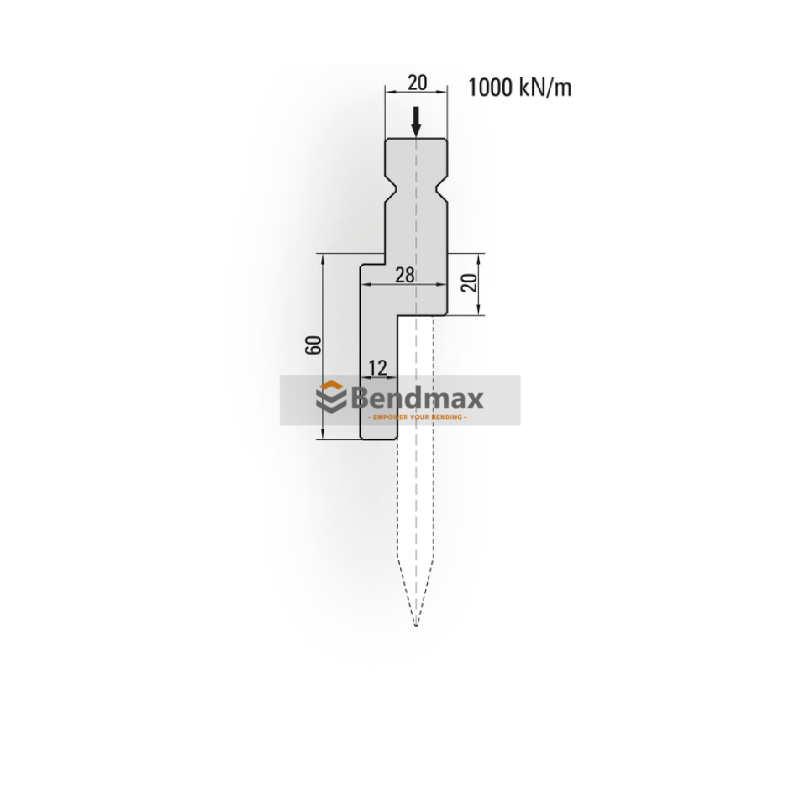 bendmax fattening/hemming punches/top tools 15755