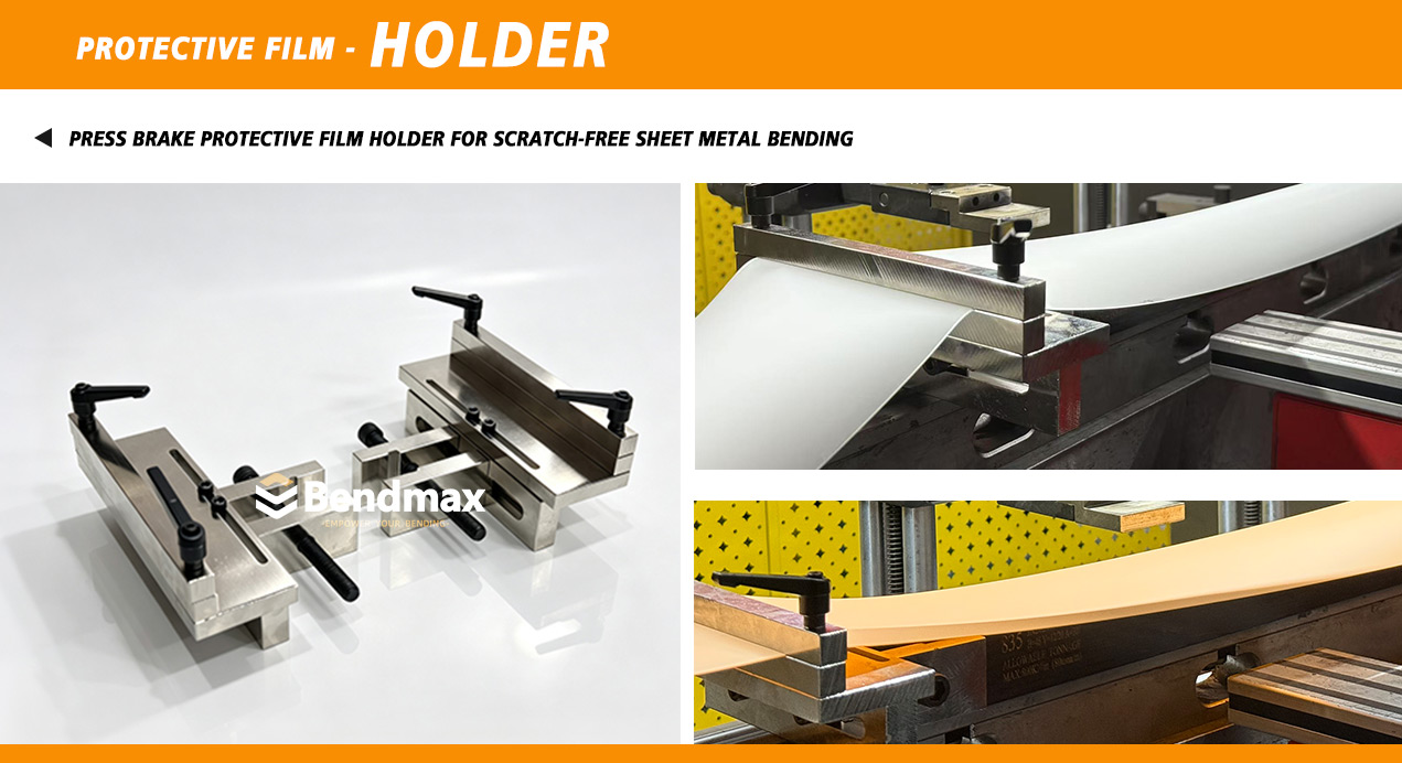 Press Brake Protective Film Holder For Scratch-Free Sheet Metal Bending