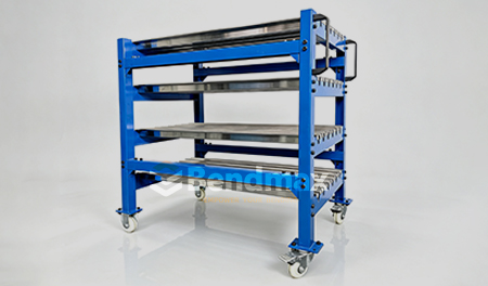 Bendmax Mobile Press Brake Tool Storage Cart | Punch & Die Tooling Rack