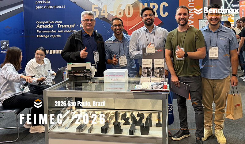 Bendmax na FEIMEC 2026 Brasil — Ao vivo do estande Q019